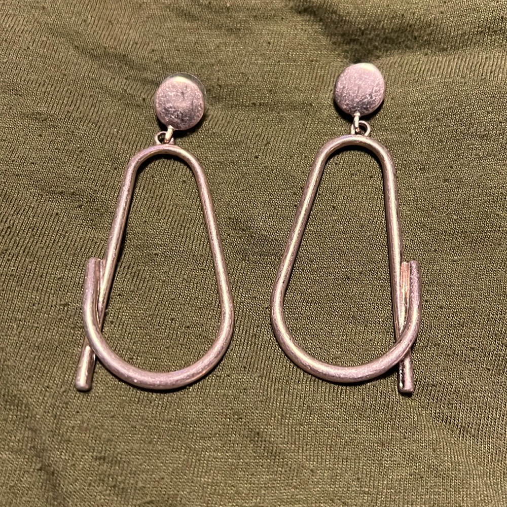 Large Funky Gold Earrings